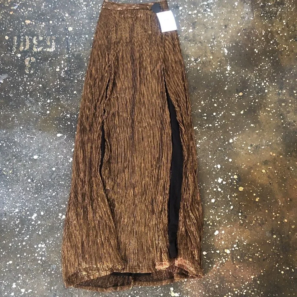Nookie Alchemy Skirt Rust Brown Maxi